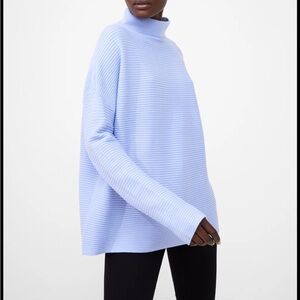 French connection Light Blue mockneck Sweater